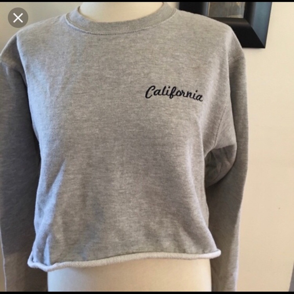 john galt california cropped hoodie